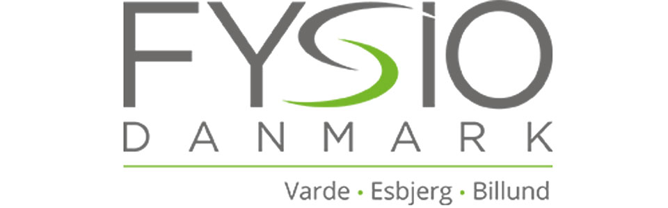 Fysio Danmark, Varde, Esbjerg, Billund logo med link til deres hjemmeside.